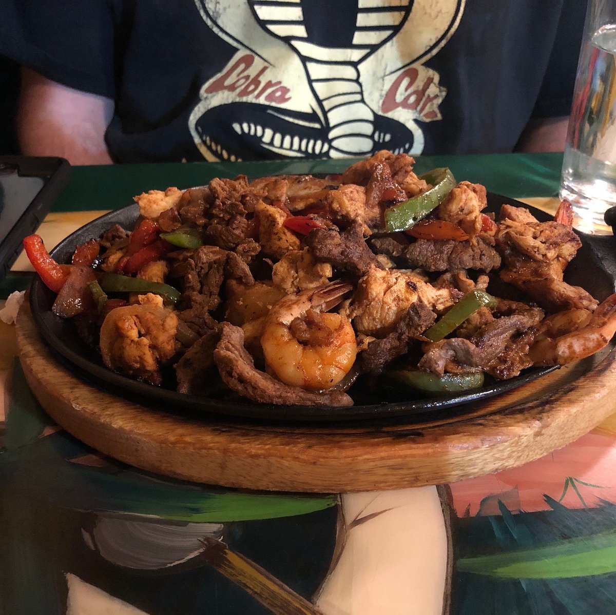 La Hacienda signature dishes Grilled Chicken FajitasFajita QuesadillaPizzabirria﻿﻿﻿